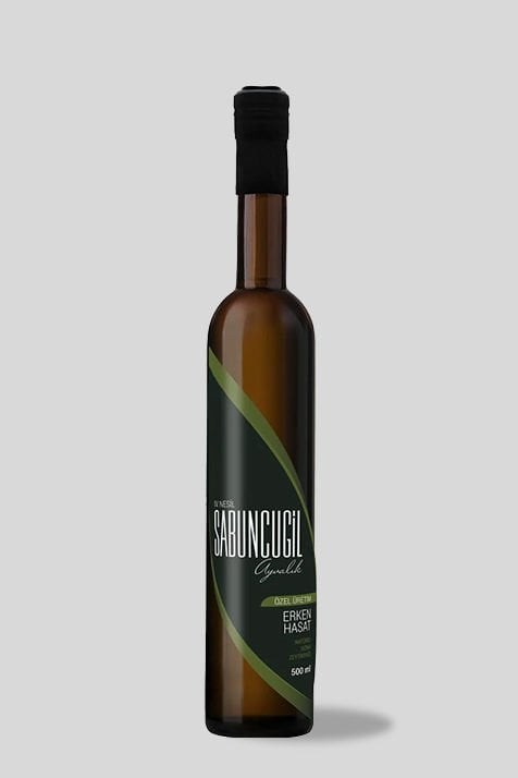 2025 - 2026 Ayvalık Erken Hasat Soğuk Sıkım Filtresiz Zeytinyağı - 500 ml Futura Fasetta Şişe