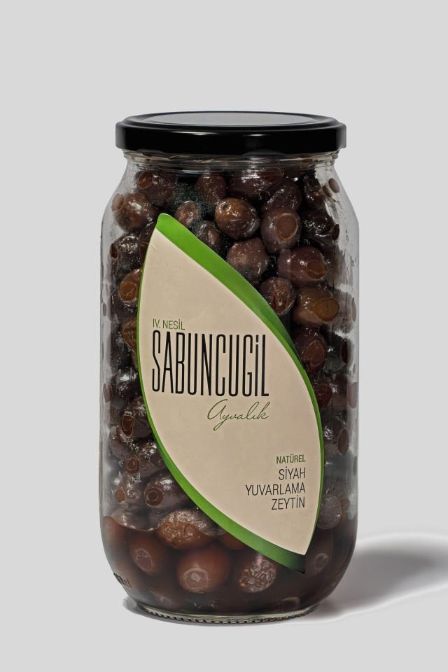 Ayvalık Natürel Siyah Yuvarlama Zeytin 1000 cc