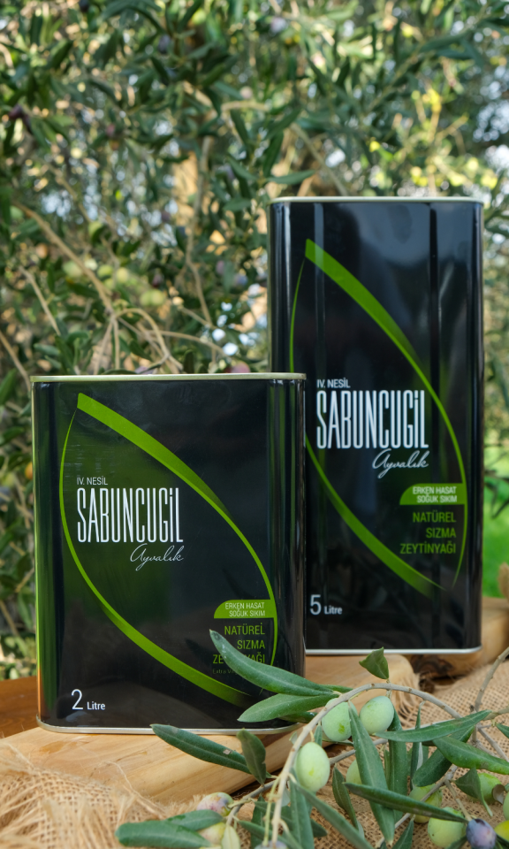 2025 - 2026 Ayvalık Erken Hasat Soğuk Sıkım Filtresiz Zeytinyağı 5000 ml Teneke