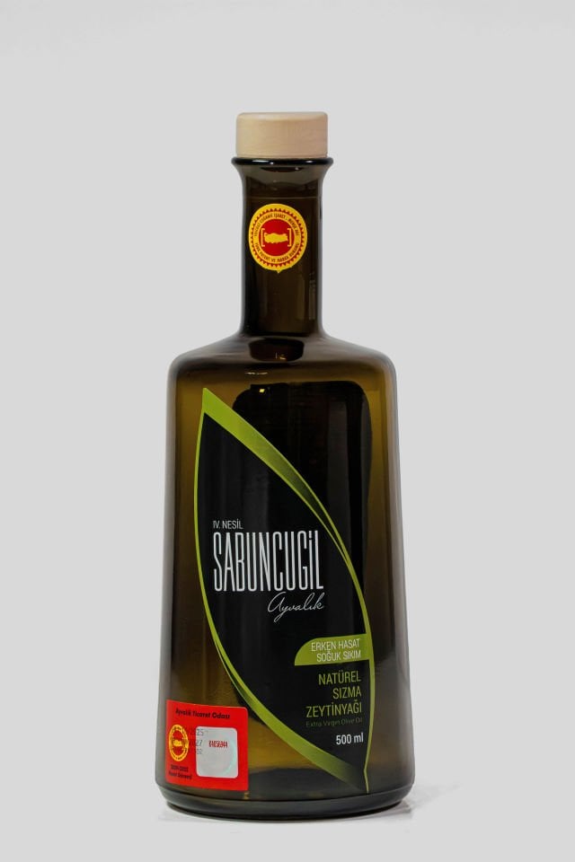 2025 - 2026 Ayvalık Erken Hasat Soğuk Sıkım Filtresiz Zeytinyağı 500 ml - Primula Hediyelik Şişe