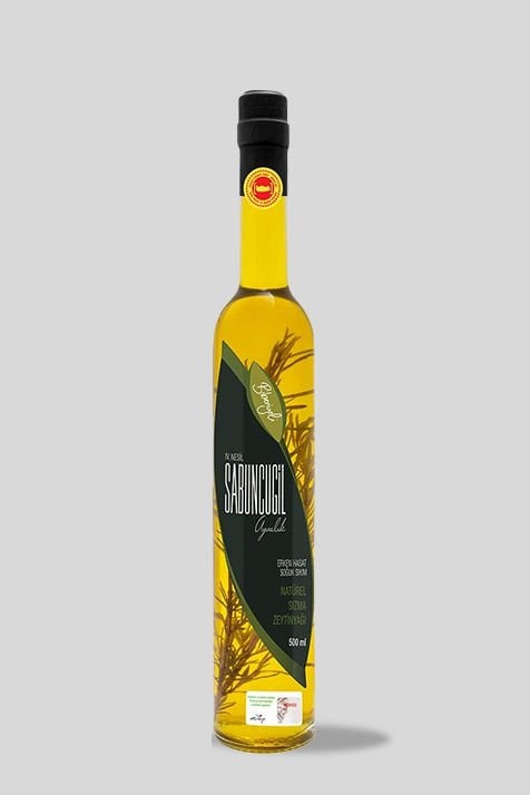 2025 - 2026 Erken Hasat Çeşnili Zeytinyağı Biberiyeli 500 ml